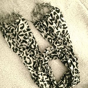Animal print scarf